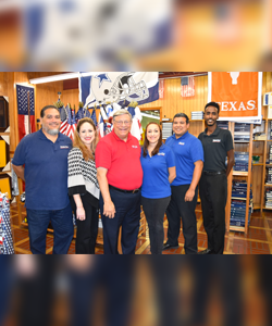 Group photo of Dixie Flag and Banner employees